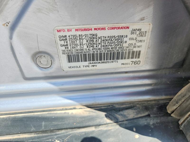 Продажа на аукционе авто 2016 Mitsubishi Outlander, vin: JA4AD3A38GZ019771, номер лота: 69875376
