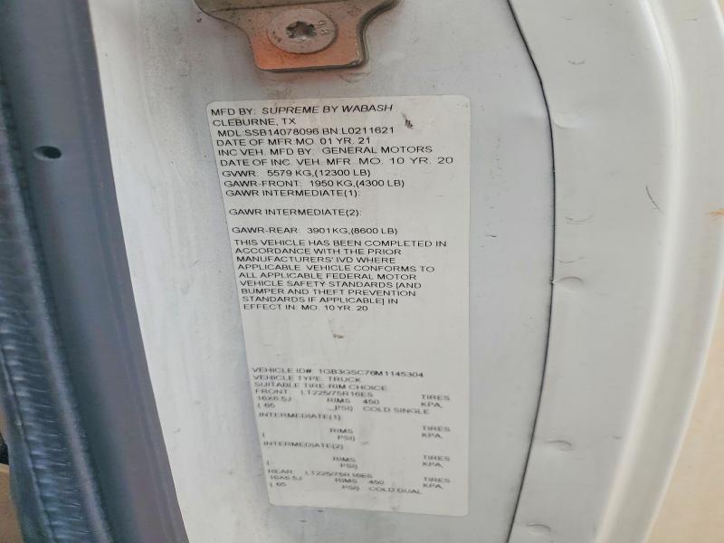 Продаж на аукціоні авто 2021 Chevrolet Express, vin: 1GB3GSC76M1145304, номер лоту: 70648286