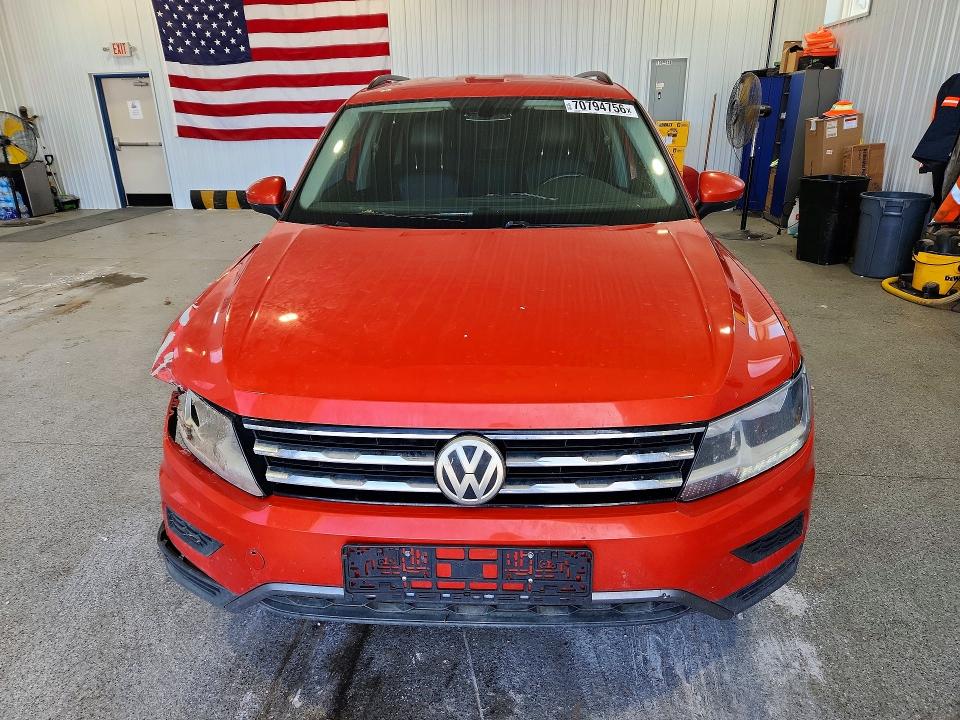 2018 Volkswagen Tiguan მანქანა იყიდება აუქციონზე, vin: 3VV2B7AX8JM170887, აუქციონის ნომერი: 70794756