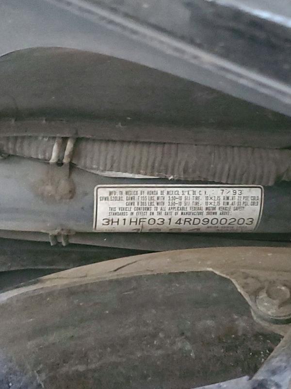 1994 Honda Ch80 მანქანა იყიდება აუქციონზე, vin: 3H1HF0314RD900203, აუქციონის ნომერი: 68044796