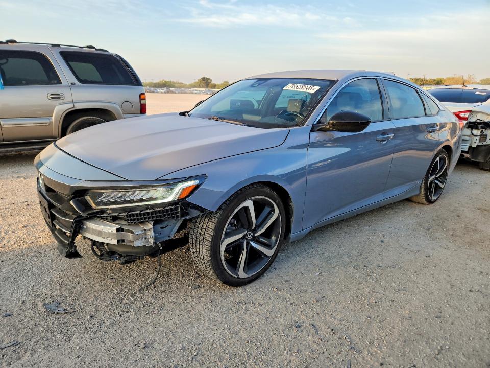 2021 Honda Accord მანქანა იყიდება აუქციონზე, vin: 1HGCV1F34MA015124, აუქციონის ნომერი: 70628246