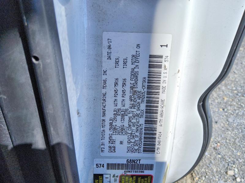 Aukcja sprzedaży 2017 Toyota Tacoma, vin: 5TFRX5GN8HX089675, numer aukcji: 68362076