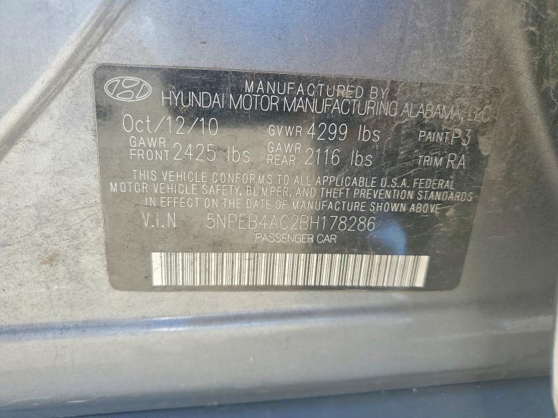 Aukcja sprzedaży 2011 Hyundai Sonata, vin: 5NPEB4AC2BH178286, numer aukcji: 69761756