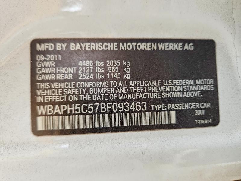 Продаж на аукціоні авто 2011 Bmw 328, vin: WBAPH5C57BF093463, номер лоту: 69387656