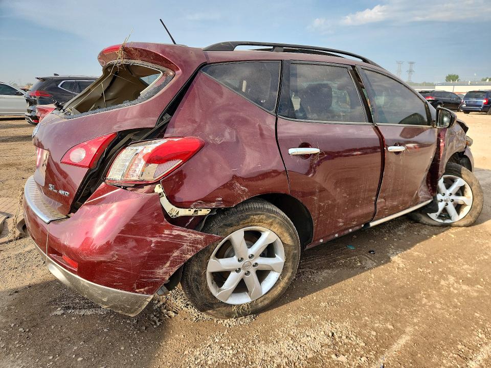 2010 Nissan Murano მანქანა იყიდება აუქციონზე, vin: JN8AZ1MW3AW109800, აუქციონის ნომერი: 67480066