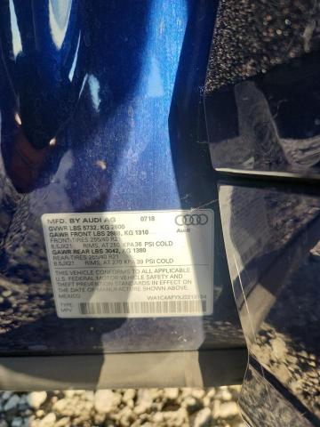 Продажа на аукционе авто 2018 Audi Sq5, vin: WA1C4AFYXJ2213154, номер лота: 70315286