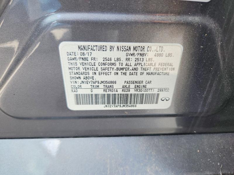 67875226 :رقم المزاد ، JN1EV7AP9JM354866 vin ، 2018 Infiniti Q50 مزاد بيع