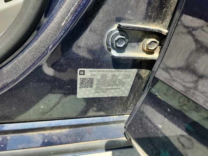 2019 Chevrolet Impala მანქანა იყიდება აუქციონზე, vin: 2G11Z5S34K9119704, აუქციონის ნომერი: 67466676