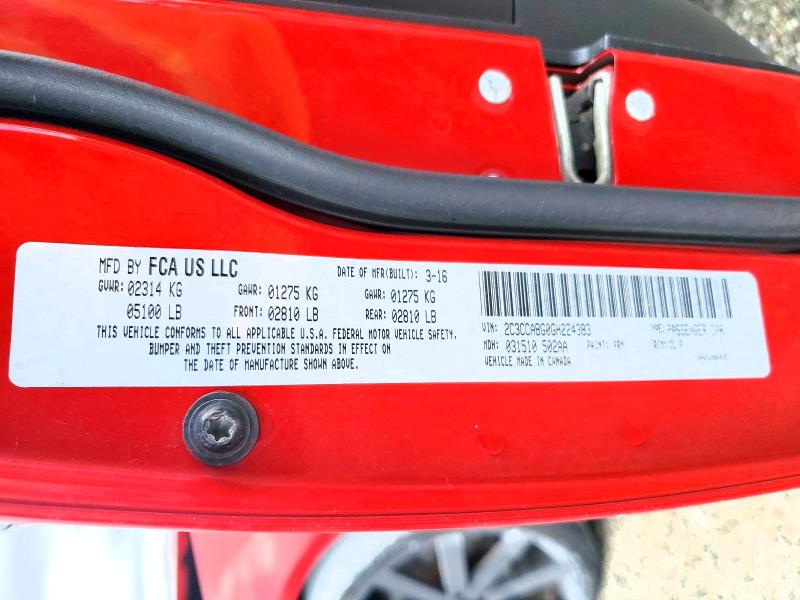 Aukcja sprzedaży 2016 Chrysler 300, vin: 2C3CCABG0GH224383, numer aukcji: 67822376