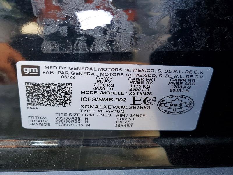 Продаж на аукціоні авто 2022 Gmc Terrain, vin: 3GKALXEVXNL261563, номер лоту: 68171966