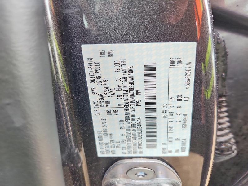 Aukcja sprzedaży 2020 Ford Escape, vin: 1FMCU9J99LUB48434, numer aukcji: 68962076