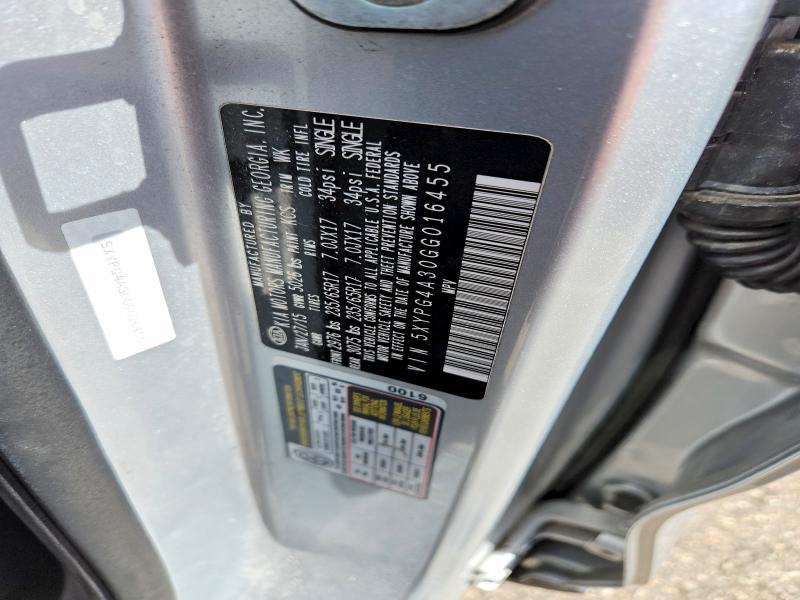 Продажа на аукционе авто 2016 Kia Sorento, vin: 5XYPG4A30GG016455        , номер лота: 69021556