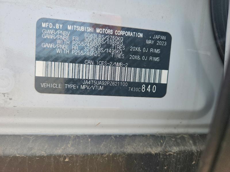 Aukcja sprzedaży 2023 Mitsubishi Outlander, vin: JA4T5UA92PZ621100, numer aukcji: 69676766