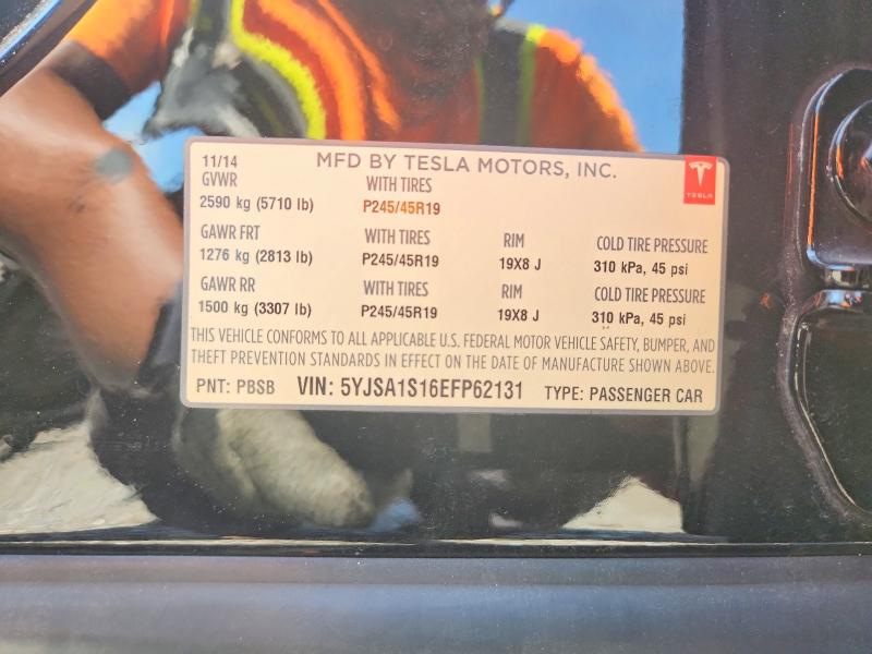 Aukcja sprzedaży 2014 Tesla Model S, vin: 5YJSA1S16EFP62131, numer aukcji: 65927786