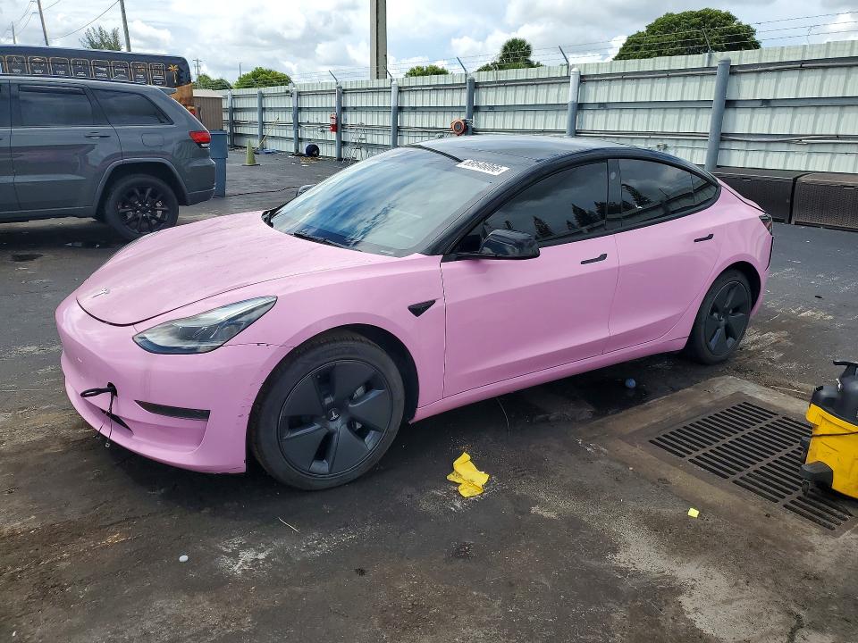 2021 Tesla Model 3 მანქანა იყიდება აუქციონზე, vin: 5YJ3E1EA8MF093220, აუქციონის ნომერი: 69546066