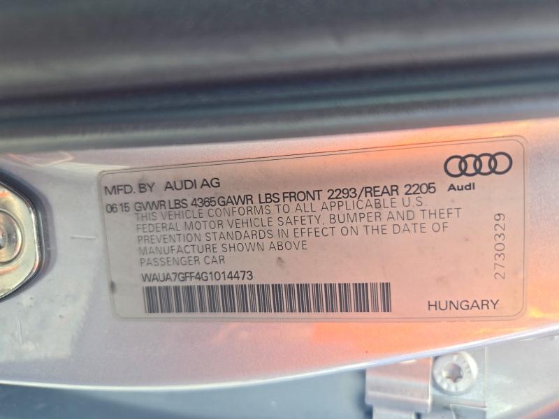 Aukcja sprzedaży 2016 Audi A3, vin: WAUA7GFF4G1014473, numer aukcji: 69932926