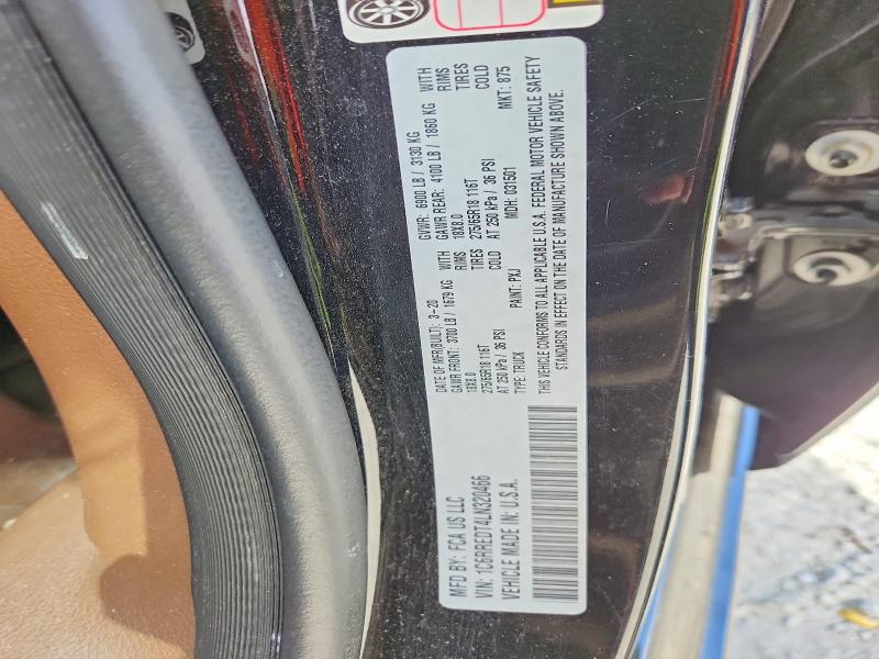 Auction sale of the 2020 Ram 1500, vin: 1C6RREDT4LN320466, lot number: 70410556