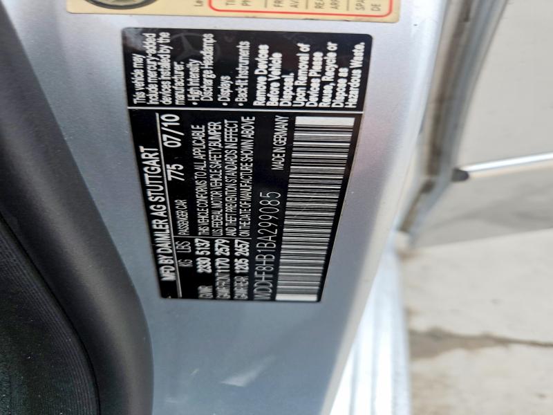 Aukcja sprzedaży 2011 Mercedes-benz E, vin: WDDHF8HB1BA299085, numer aukcji: 68191836