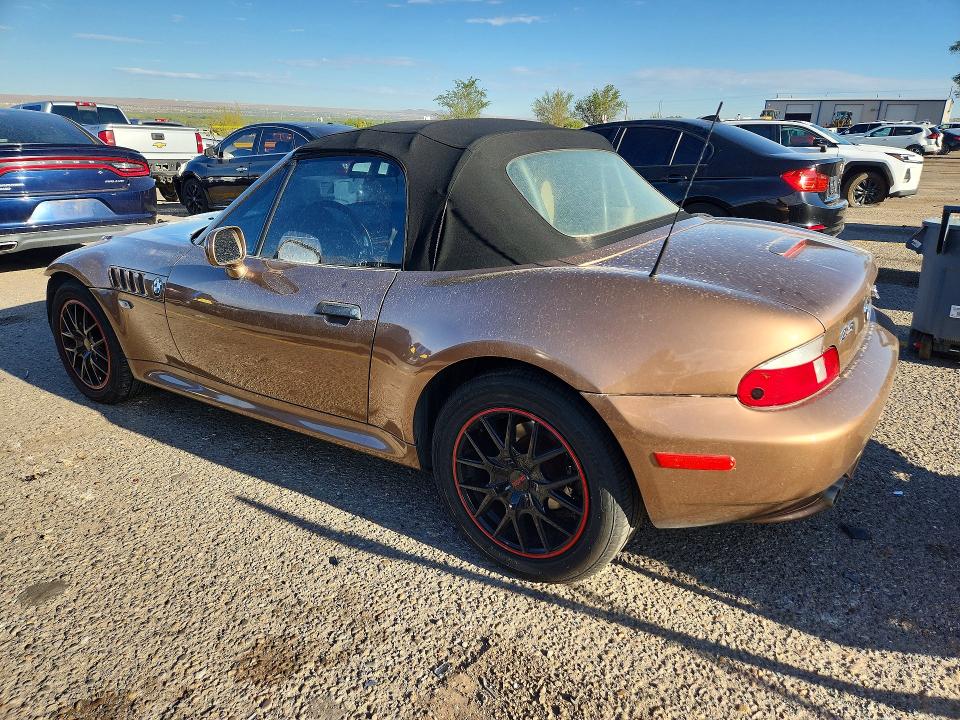 Aukcja sprzedaży 2001 Bmw Z3, vin: WBACN33401LM03892, numer aukcji: 67327916