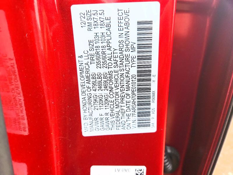 Продажа на аукционе авто 2023 Honda Cr-v, vin: 7FARS4H70PE010120, номер лота: 68773396