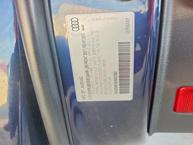 70703506 :رقم المزاد ، WAUE8AF24LN052362 vin ، 2020 Audi A6 مزاد بيع