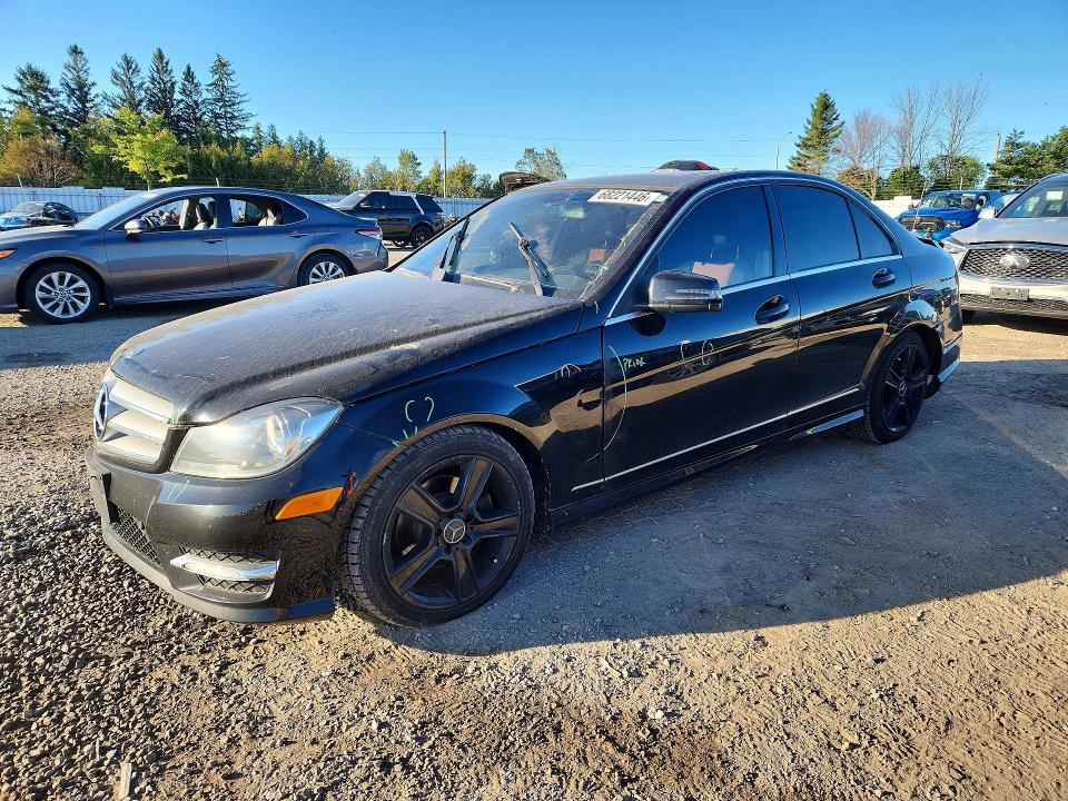 2012 Mercedes-benz C მანქანა იყიდება აუქციონზე, vin: WDDGF8FB7CA717925, აუქციონის ნომერი: 68221446