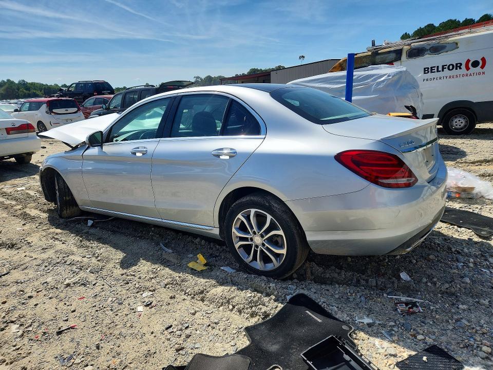 67989606 :رقم المزاد ، 55SWF4KB6GU177256 vin ، 2016 Mercedes-benz C مزاد بيع