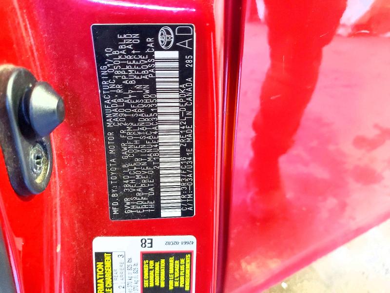 Aukcja sprzedaży 2010 Toyota Corolla, vin: 2T1BU4EE4AC351350, numer aukcji: 69410246
