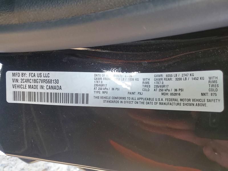 Aukcja sprzedaży 2027 Chrysler Pacifica, vin: 2C4RC1BG7VR568130, numer aukcji: 67424906
