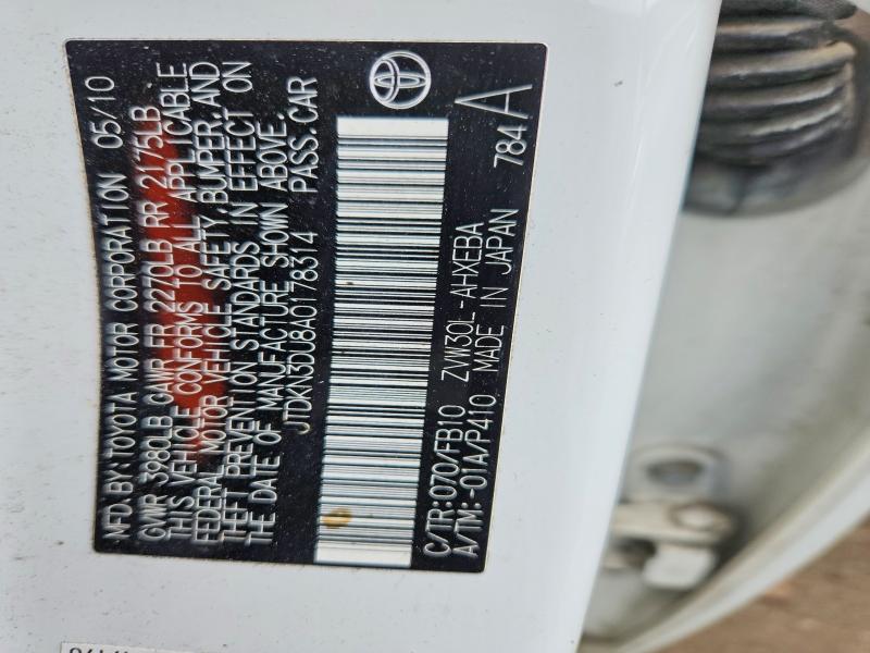 Auction sale of the 2010 Toyota Prius, vin: JTDKN3DU8A0178314, lot number: 69855436