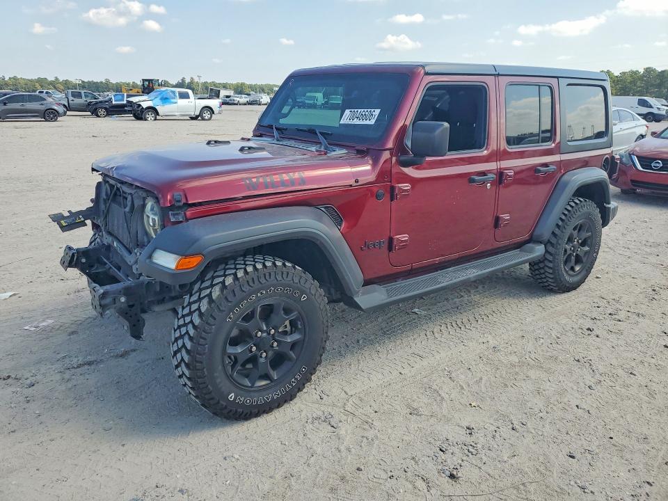 Aukcja sprzedaży 2021 Jeep Wrangler Unlimited, vin: 1C4HJXDG7MW609881, numer aukcji: 70046606