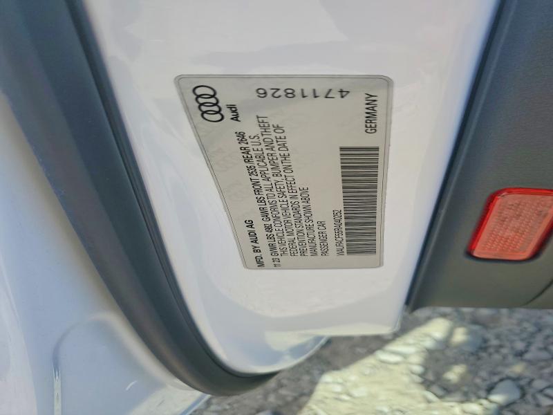 2024 Audi A5 მანქანა იყიდება აუქციონზე, vin: WAUFACF55RA040252, აუქციონის ნომერი: 69446216