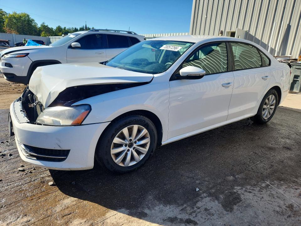 2012 Volkswagen Passat მანქანა იყიდება აუქციონზე, vin: 1VWAH7A35CC066445, აუქციონის ნომერი: 70057256