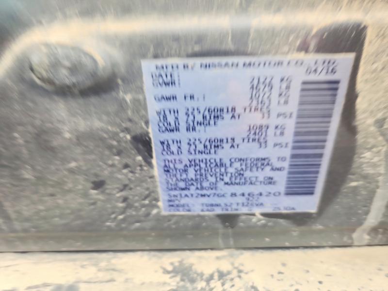 68318356 :رقم المزاد ، 5N1AT2MV7GC846420 vin ، 2016 Nissan Rogue مزاد بيع