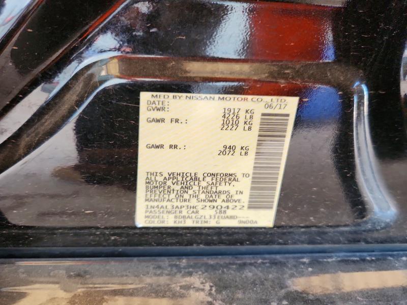 Aukcja sprzedaży 2017 Nissan Altima, vin: 1N4AL3AP3HC290422, numer aukcji: 69019056