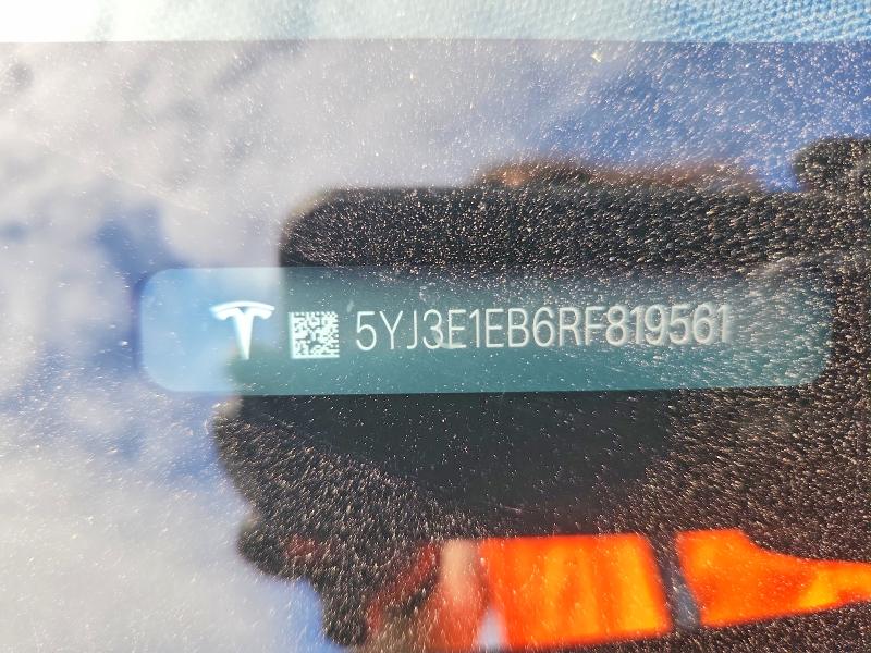 Продажа на аукционе авто 2024 Tesla Model 3, vin: 5YJ3E1EB6RF819561, номер лота: 70259366