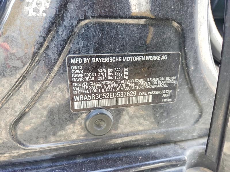Продажа на аукционе авто 2014 Bmw 535, vin: WBA5B3C52ED532629, номер лота: 70361616