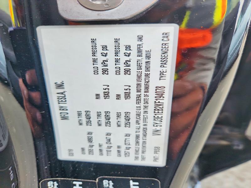 Продажа на аукционе авто 2019 Tesla Model 3, vin: 5YJ3E1EB2KF194078, номер лота: 68247636