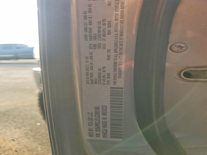 Продажа на аукционе авто 2020 Ram 2500, vin: 3C6UR5CJ2LG288166, номер лота: 68726316