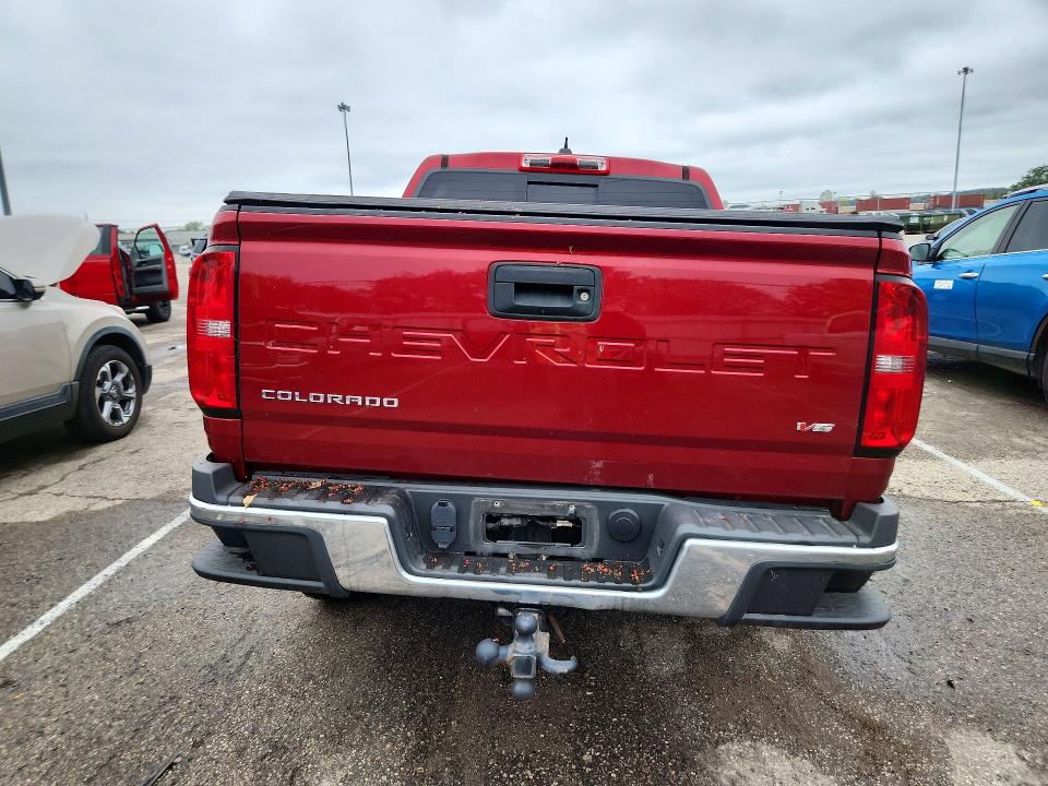 2021 Chevrolet Colorado მანქანა იყიდება აუქციონზე, vin: 1GCGTCENXM1157837, აუქციონის ნომერი: 70064226