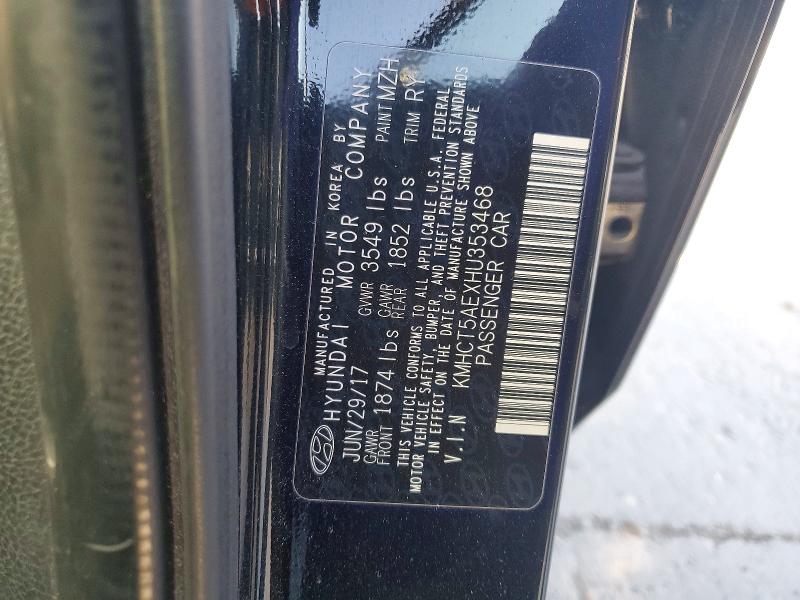 Aukcja sprzedaży 2017 Hyundai Accent, vin: KMHCT5AEXHU353468, numer aukcji: 67489236