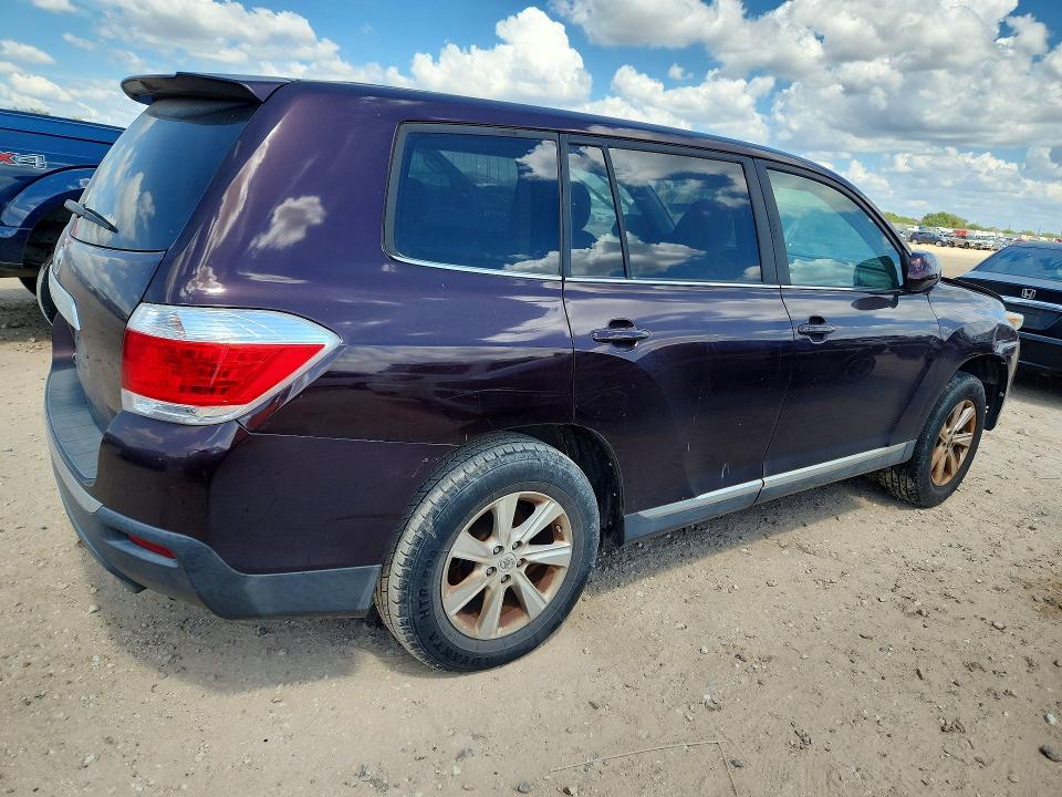 Продажа на аукционе авто 2013 Toyota Highlander, vin: 5TDZA3EH3DS036188, номер лота: 69796886