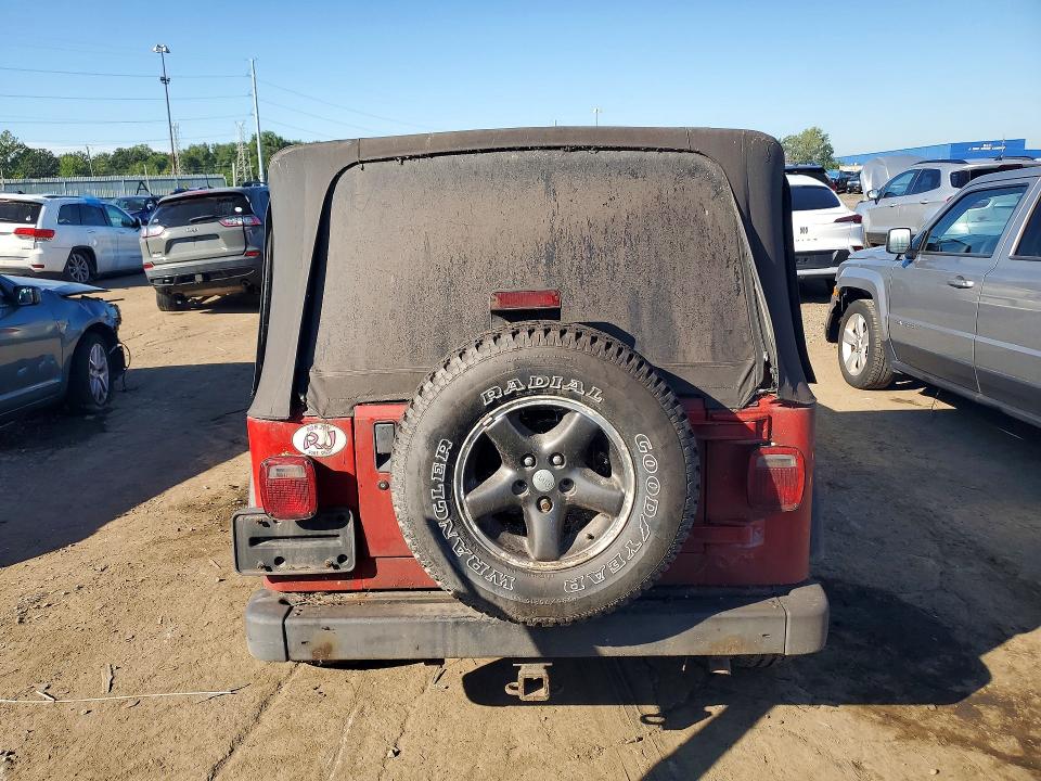 1998 Jeep Wrangler / Tj მანქანა იყიდება აუქციონზე, vin: 1J4FY19S1WP780842, აუქციონის ნომერი: 68434876