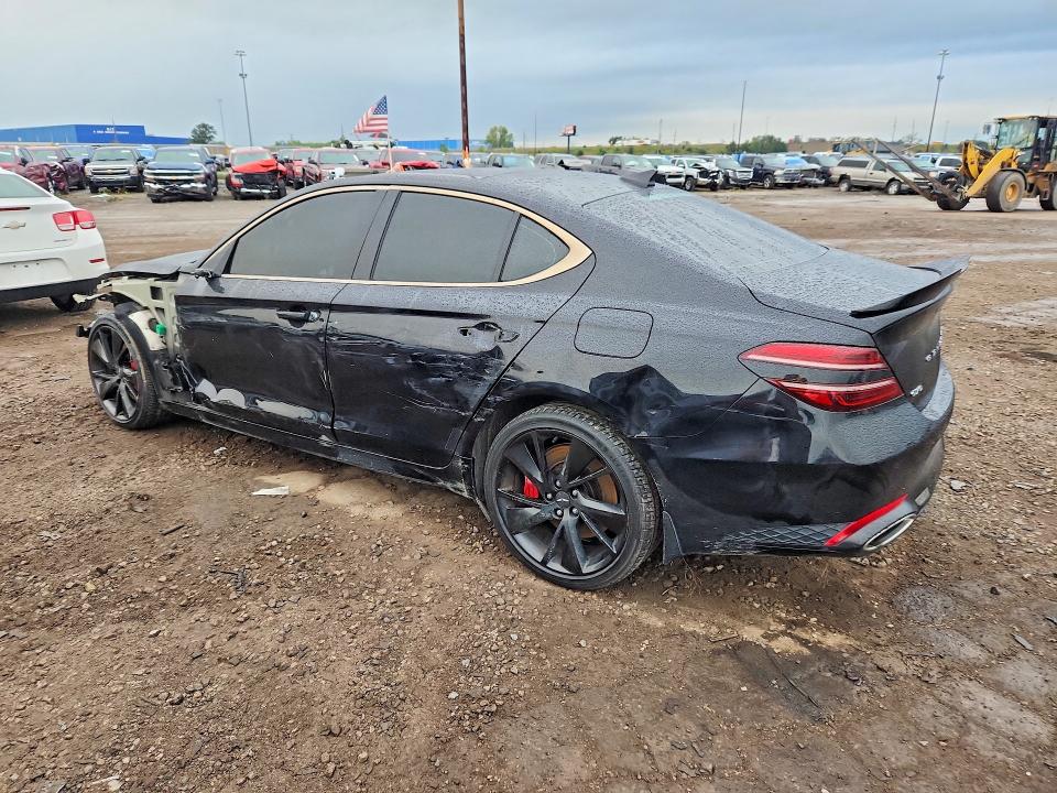 2022 Genesis G70 მანქანა იყიდება აუქციონზე, vin: KMTG54TE2NU100956, აუქციონის ნომერი: 69610456