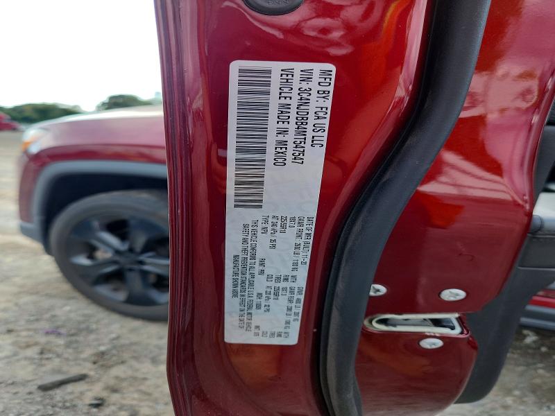 2021 Jeep Compass მანქანა იყიდება აუქციონზე, vin: 3C4NJDBB4MT547547, აუქციონის ნომერი: 67161216