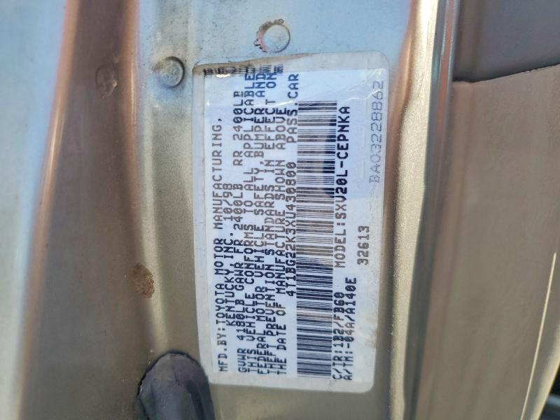 Продаж на аукціоні авто 1999 Toyota Camry, vin: 4T1BG22K3XU430800, номер лоту: 68683026