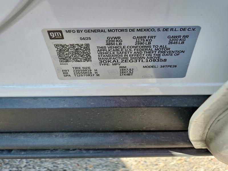 Aukcja sprzedaży 2026 Gmc Terrain, vin: 3GKALZEG3TL109358, numer aukcji: 68197976
