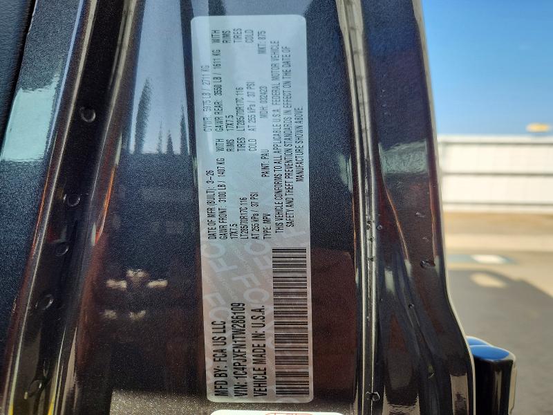 2026 Jeep Wrangler მანქანა იყიდება აუქციონზე, vin: 1C4PJXFN1TW286109, აუქციონის ნომერი: 70887516