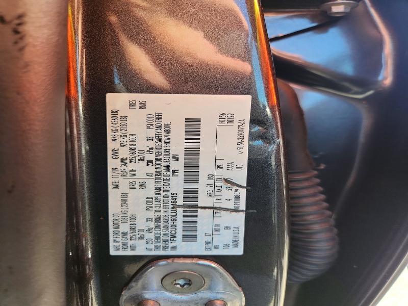 Aukcja sprzedaży 2020 Ford Escape, vin: 1FMCU0H60LUA46415, numer aukcji: 68315796