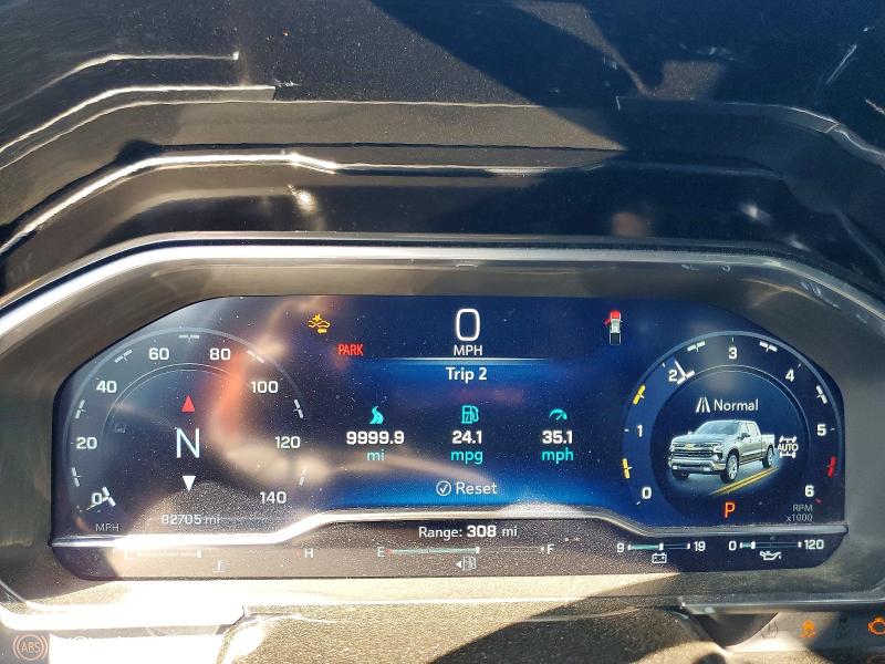 Auction sale of the 2022 Chevrolet Silverado, vin: 1GCUDEET9NZ501753, lot number: 68203996